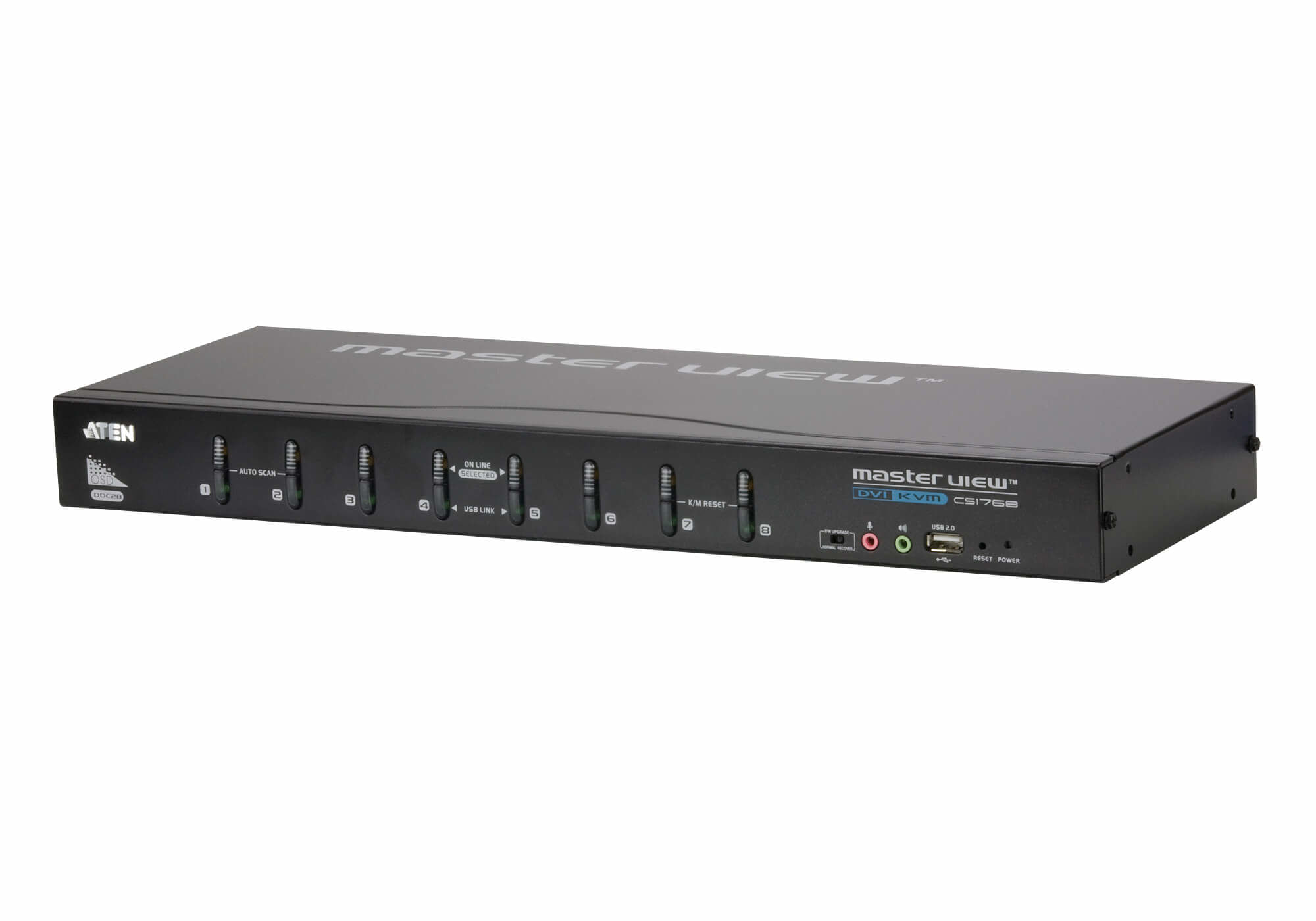 ATEN 8 port USB DVI-I KVM Audio VDS OSD (Supports DVI Digital & DVI Analog single link)- PROMO FINO AD ESAURIMENTO S ATEN Switch KVM USB DVI/Audio