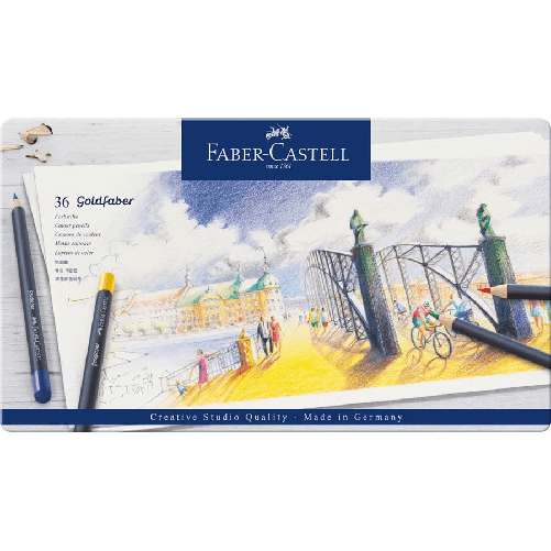 Faber Castell Faber-Castell Goldfaber Metal Multicolore 36pezzo(i) pastello colorato Faber-Castell Goldfaber Metal Multicolore 36 pz
