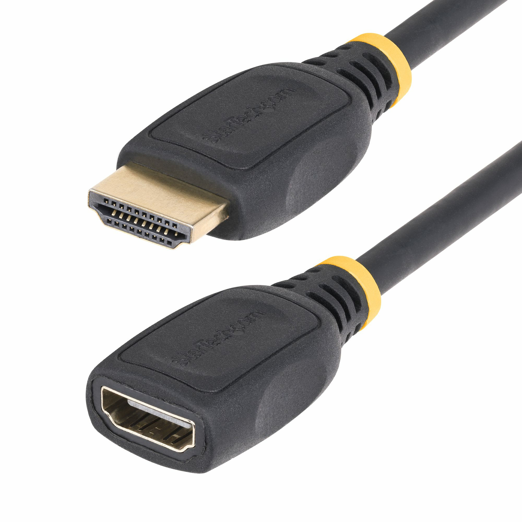 StarTech.com Cavo prolunga HDMI 2.0 da 50cm, cavo HDMI ad alta velocità, 4K 60Hz, cavo adattatore di prolunga HDMI da maschio a femmina, cavetto HDMI