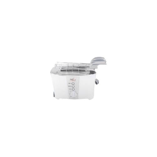 Melchioni Family Tostapane elettrico - 2 pinze - 600 W - bianco - Melchioni family Melchioni Family Melchioni Tosto 2 fetta/e 600 W Bianco
