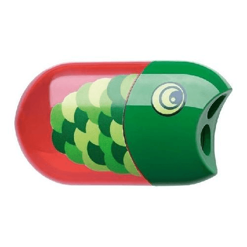 Faber Castell Faber-Castell 183525 temperino Temperamatite manuale Verde, Rosso
