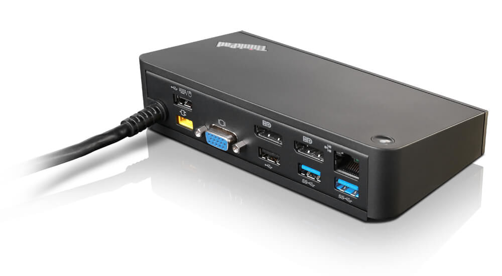Lenovo 40A40090DK replicatore di porte e docking station per laptop Cablato USB 3.2 Gen 1 (3.1 Gen 1) Type-A Nero