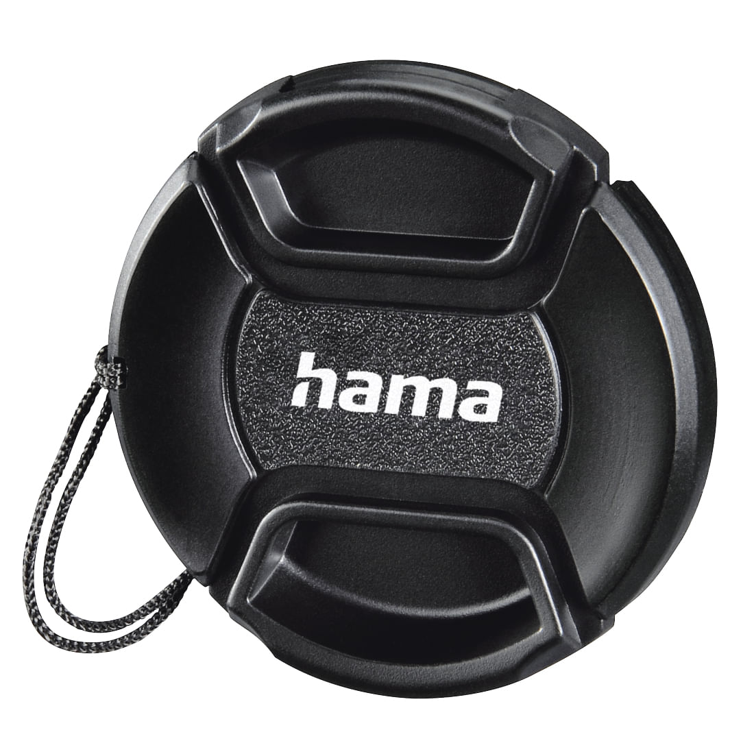 Hama Smart-Snap tappo per obiettivo Fotocamera 55 cm Nero (Hama Smart-Snap Lens Cap with Cord For Lenses w/ 55mm Filter Hama Smart-Snap tappo per obie