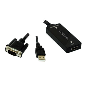 2direct LogiLink CV0060 cavo e adattatore video Nero LogiLink CV0060 cavo e adattatore video Nero