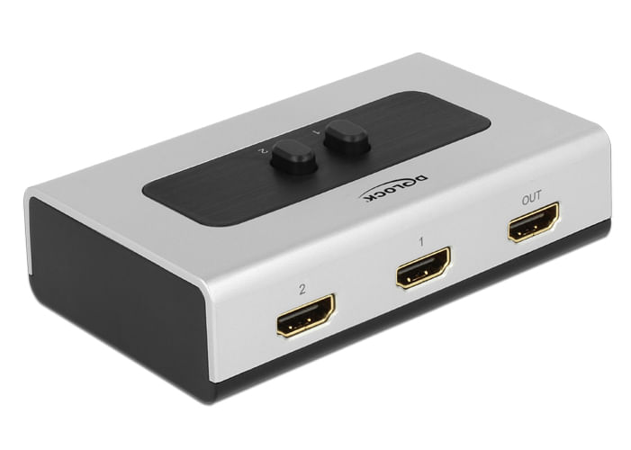 Delock Switch 4K HDMI 2 porte bidirezionale manuale DeLOCK 87663 conmutador de vídeo HDMI
