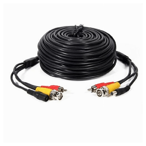 Maxtech-cavo Coassiale Per Telecamera Audio Video Alimentazione Bnc+av+dc 20mt Cv-tel004 -