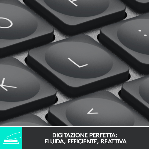 Logitech MX Keys Mini Tastiera Illuminata Wireless, Minimal, Compatta, Bluetooth, Retroilluminata, USB-C