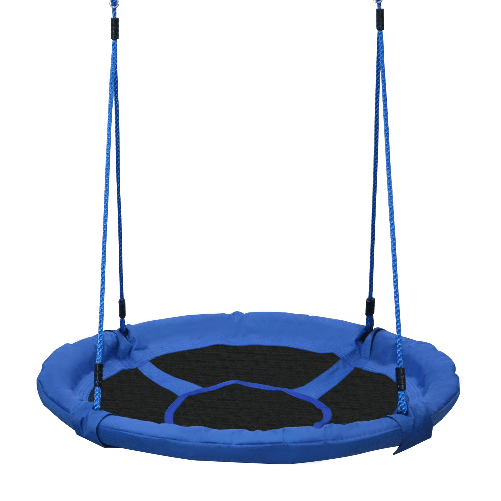 HOMCOM Altalena da Giardino per Bambini tra 3 e 8 anni Interno ed Esterno φ100 × 180cm Carico Massimo di 100kg