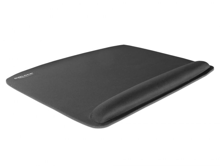 Delock Tappetino per mouse ergonomico con poggiapolsi 420 x 320 mm DeLOCK 12601 tappetino per mouse Nero