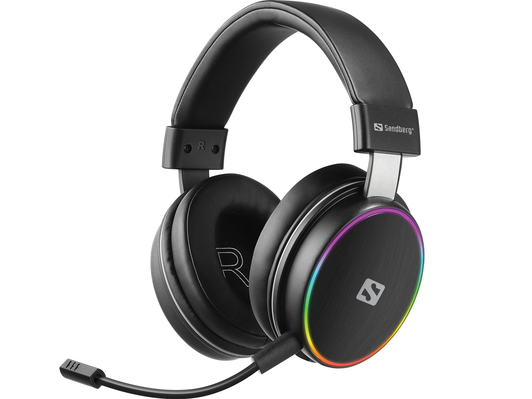 Sandberg 126-42 cuffia e auricolare Con cavo e senza cavo A Padiglione Giocare Bluetooth Nero (HeroBlaster Wireless Head Sandberg 126-42 cuffia e auri