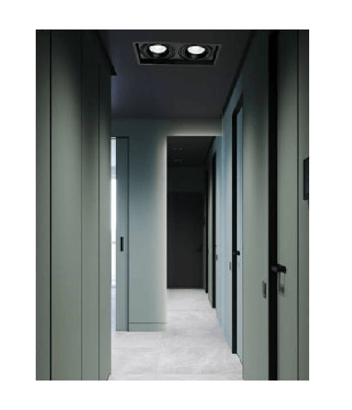 Trade Shop Traesio-faretto Led Ar111 30watt Nero Luce Bianca Fredda Calda Naturale 2700lm Ar111-01n - Colore Bianco Freddo