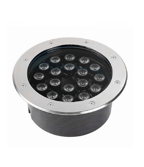 Trade Shop Traesio-faro A Incasso Pavimento 18w Faretto Giardino Esterno Led Calpestabile Ip68 18w - -rgb -