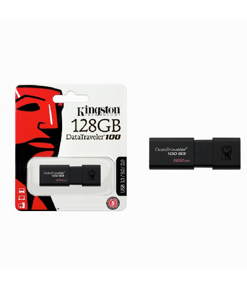 Pen Drive Kingston 128 Gb Datatraveler 100 Tecnologia Usb 3.0/3.1/2.0 Gx/128gb -