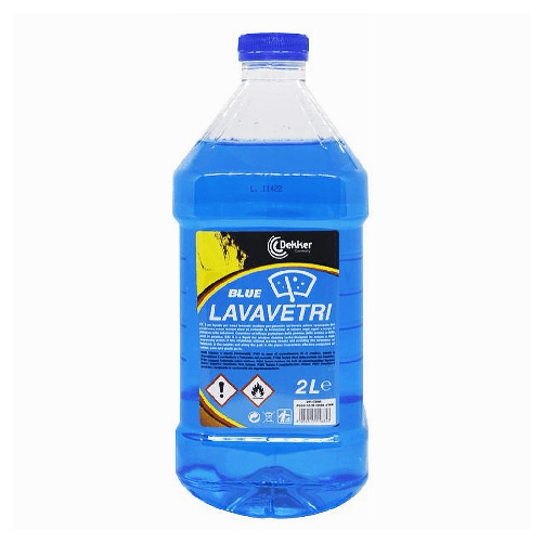 Liquido Lavavetri Blue 2lt Detergente Pulizia Vetri Tergicristallo Auto Dek-lavbl -