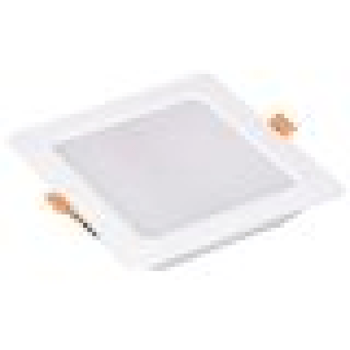 Faretto Led Da Incasso Quadrato 12W 1200LM Freddo 6000K 145X145mm Montaggio 2 In 1 Da Plafone e Da Incasso