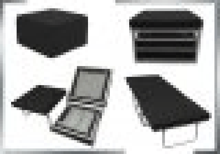 Pouf letto a scomparsa, letto richiubibile in microfibra nero Sicorage Elly