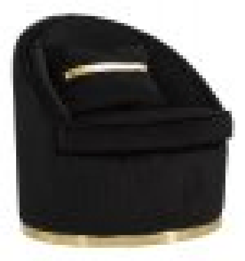 Poltrona Plus Nera cm diam 75X80 - SPACE PLUS