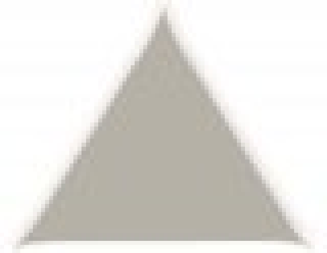 Tenda a vela parasole, ombreggiante, in poliestere impermeabile 3.6x3.6x3.6mt cenere Fredi