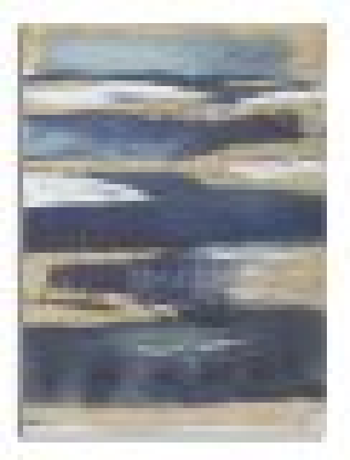 Dipinto su tela dark blue cm 60X2,7X80 - DARKLUE