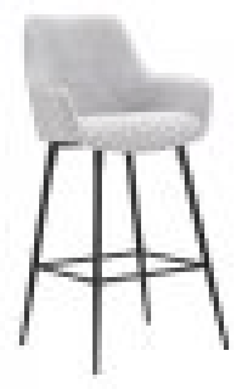 Sgabello Bar Grigio Set 2 PZ cm 55X55X109 - GREY