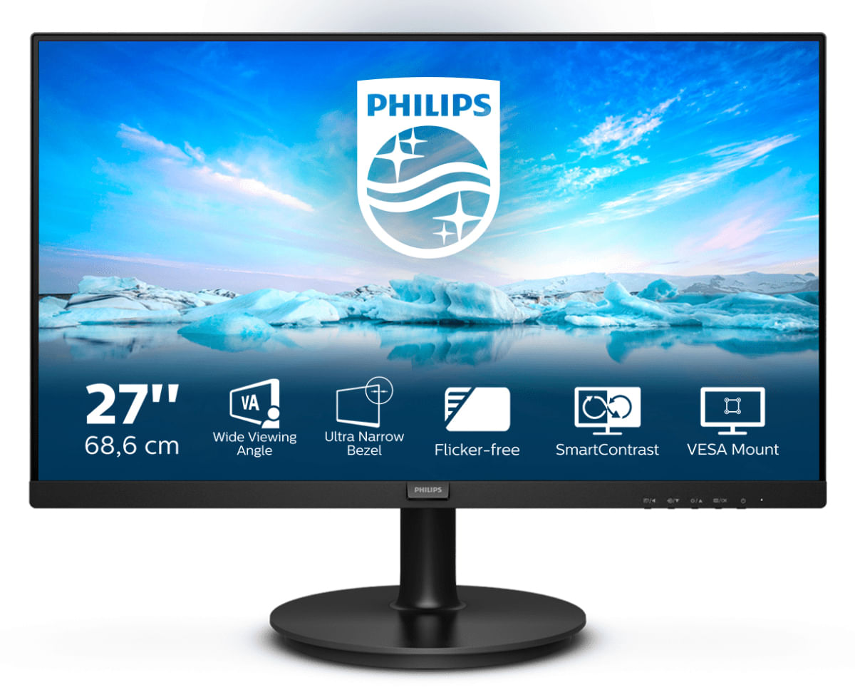 Philips V Line 271V8LA/00 LED display 68,6 cm (27") 1920 x 1080 Pixel Full HD Nero