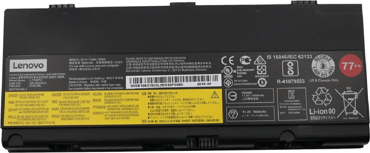 Lenovo Batteria agli ioni di litio da 6 celle