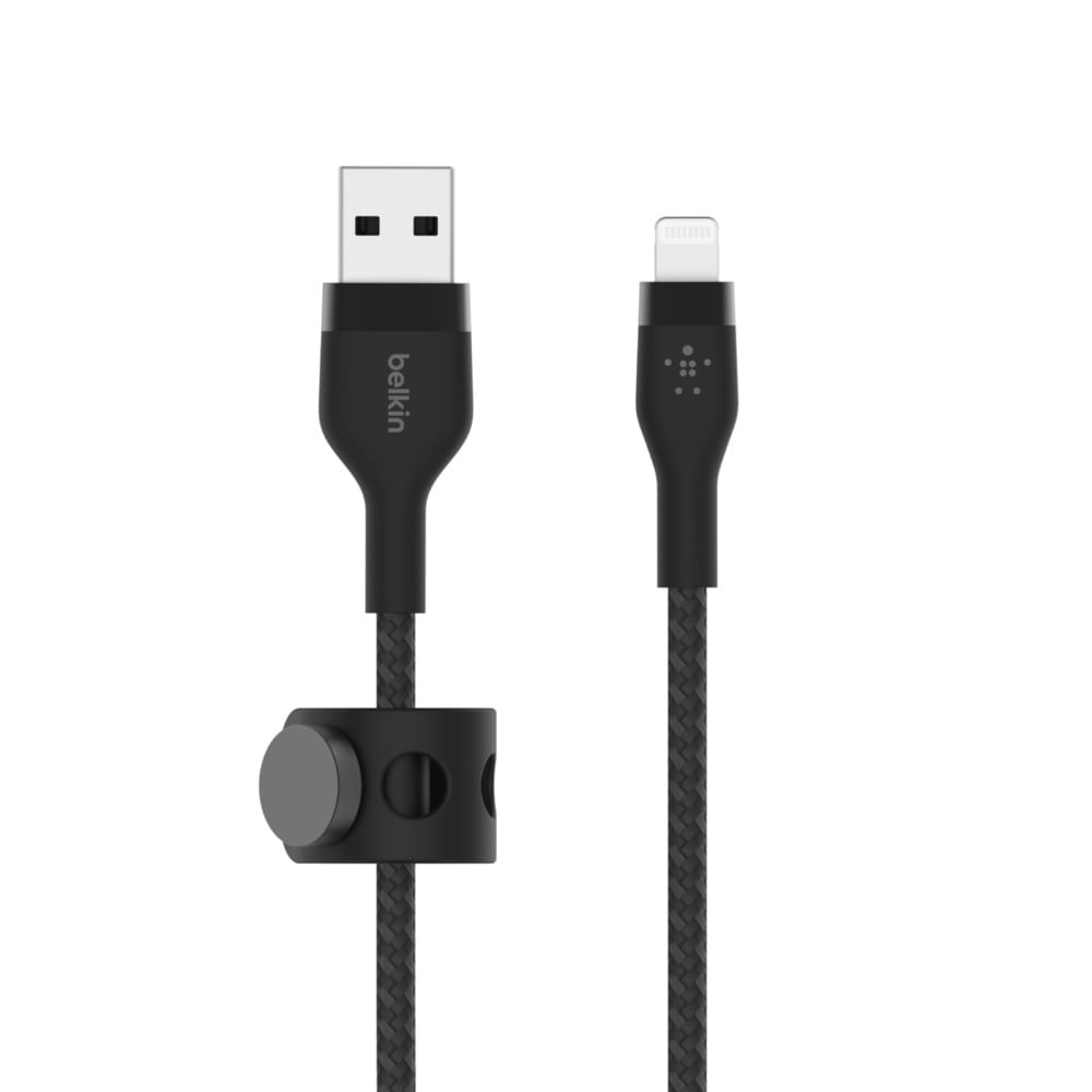 Belkin BoostCharge Cavo Flex Lightning-Usb-A 2mt Nero Belkin CAA010BT2MBK cavo Lightning 2 m Nero