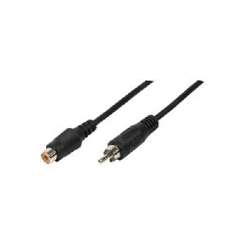 LINK SELECTED CAVO AUDIO RCA SIMPLEX MT.5 MASCHIO/FEMMINA LogiLink RCA - RCA, 5m cavo audio Nero