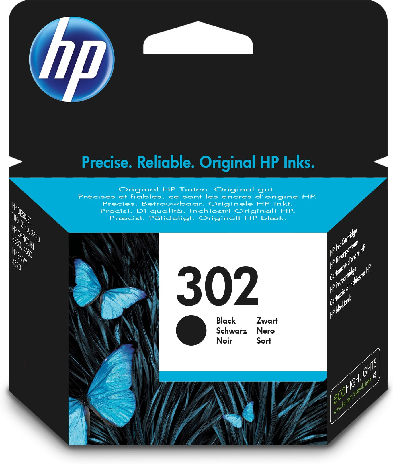 HP Cartuccia originale inchiostro nero 302