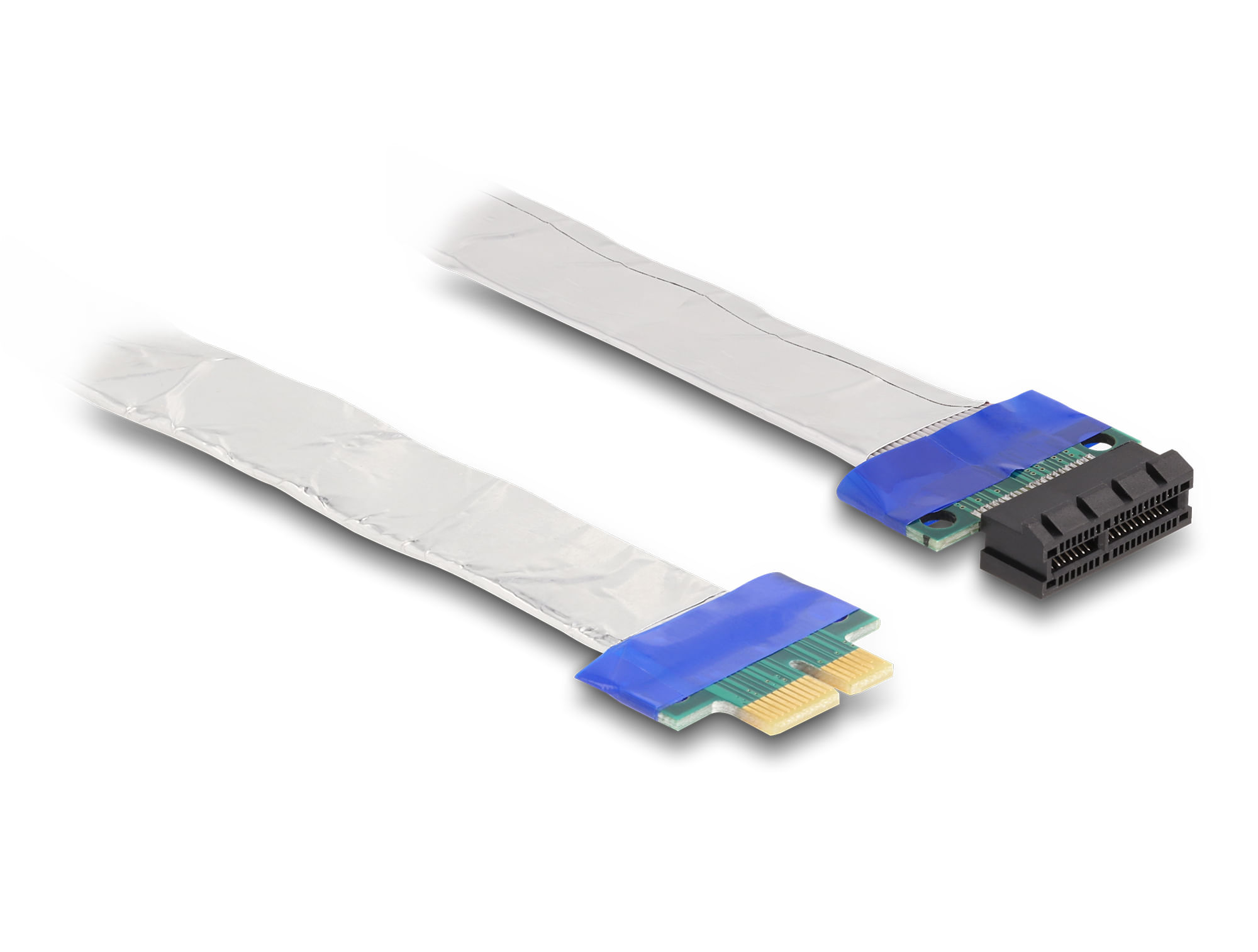 Delock Scheda riser PCI Express x1 connettore allo slot x1 con cavo da 20 cm DeLOCK Scheda Riser PCI Express x1 maschio per slot x1 con cavo da 20 cm