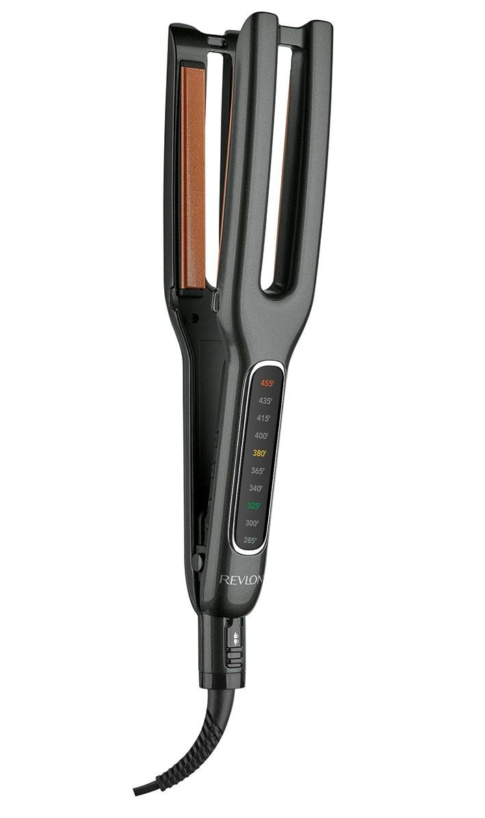 Revlon Piastra per capelli doppia dritta nera (RVST2204E) Revlon RVST2204E Piastra per capelli Caldo Nero