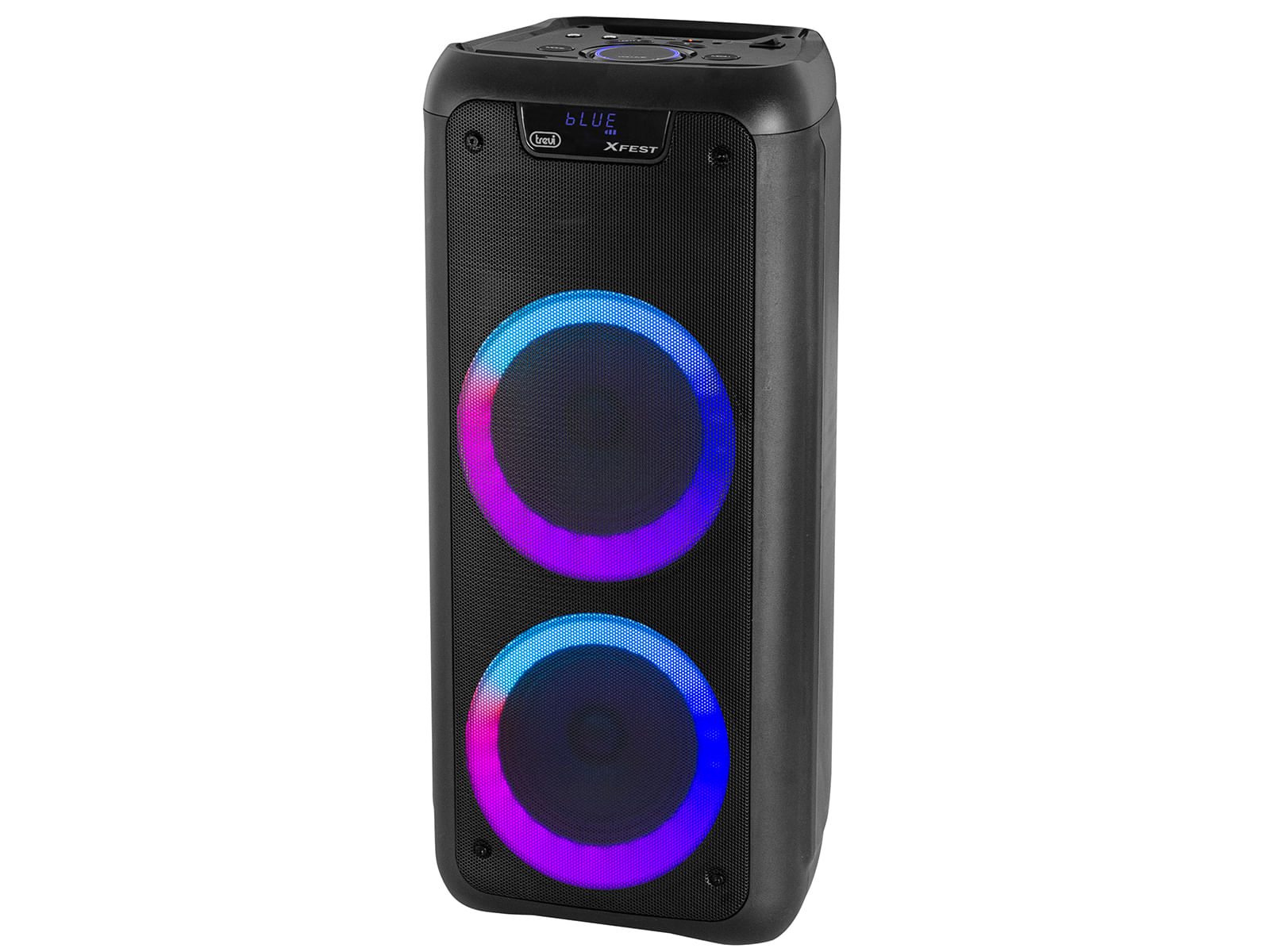 Trevi XFEST XF 600 KB Altoparlante Speaker Amplificato Portatile con Mp3 Usb MicroSD Aux-In Bluetooth Trevi XFEST ALTOPARLANTE 80W WIRELESS USB MICRO