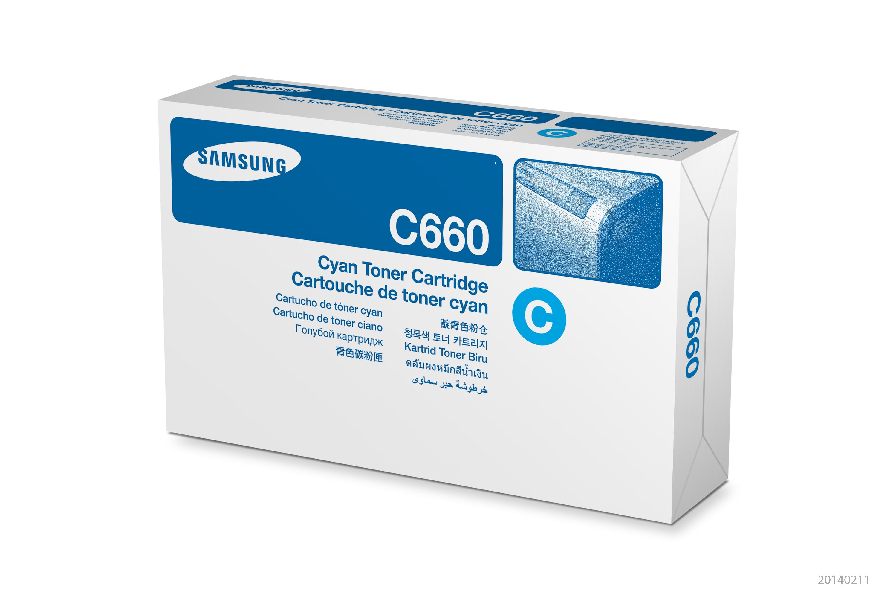 Samsung Cartuccia toner ciano a resa elevata CLP-C660B SAMSUNG TONER SAMSUNG CIANO CLP-C660B 5000COP