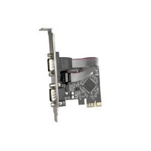VALUE Scheda PCI Express, seriale RS232, D-Sub 9, 2 porte (15.99.2118) VALUE PCI-Express Adapter scheda di interfaccia e adattatore