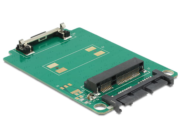 Delock 1 x Micro SATA 16 Pin Stecker 1 x mSATA Slot (full size) Formfaktor 1 DeLOCK 62520 scheda di interfaccia e adattatore Interno