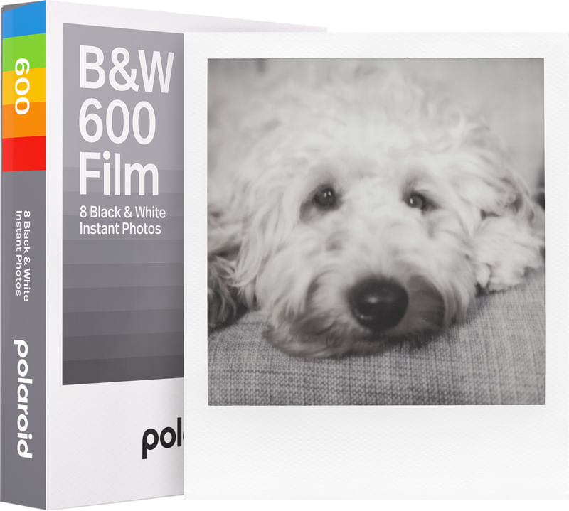 Polaroid Film 600 B&N 8 foto 8 foto bianco/nero cornice bianca