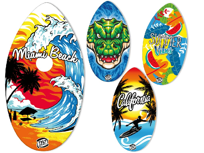 LI.GI. ASSE Nuoto Legno Skimboard 94 CM Vari Stampe