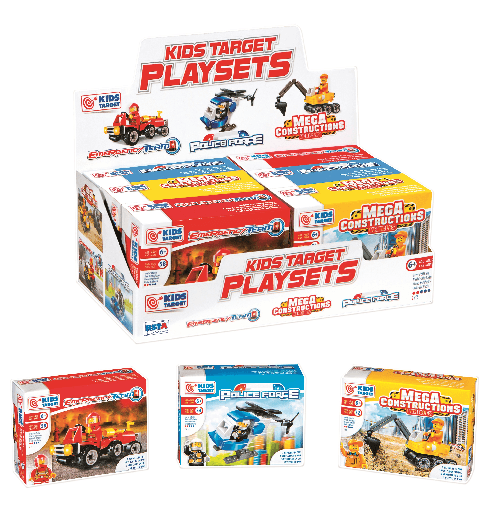 Rs Toys DISPLAY KIDS TARGET MINI PLAYSET (6PZ)