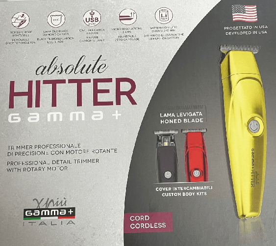 TRIMMER ABSOLUTE HITTER CON COVER EXTRA NERO/ROSSO/ORO