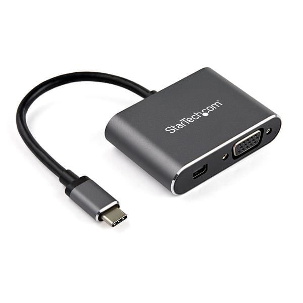 StarTech.com Adattatore video multiporta USB-C - Mini DisplayPort o VGA - 4K 60 Hz (USB C TO MDP OR VGA ADAPTER - VGA OR StarTech.com Adattatore video