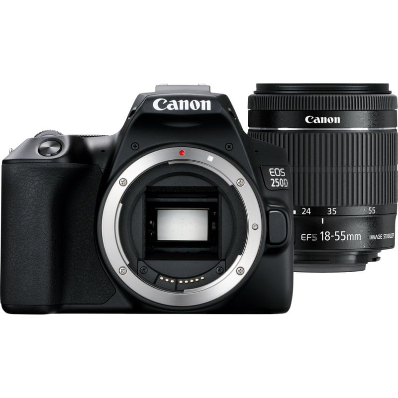 Canon EOS 250D + EF-S 18-55mm f/3.5-5.6 III Kit fotocamere SLR 24,1 MP CMOS 6000 x 4000 Pixel Nero
