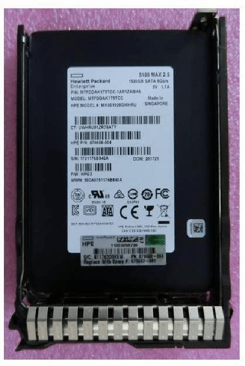 SSD 1.92TB 6G SATA MU SFF - Warranty: 36M