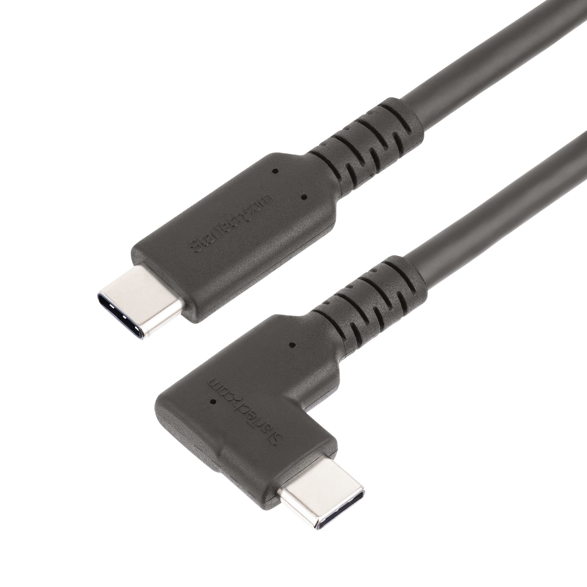 StarTech.com Cavo USB-C angolare robusto da 50cm, USB 3.2 Gen 2 (10 Gbps), cavo trasferimento dati USB type StarTech.com Cavo USB-C angolare robusto d