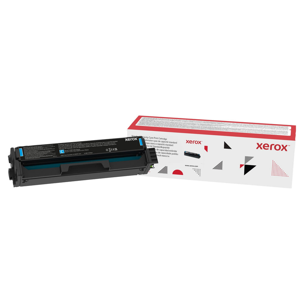 Xerox Cartuccia toner Ciano a Capacità standard da 1500 Pagine per Stampante a colori C230​/​multifunzione a colori C235 (006R04384)