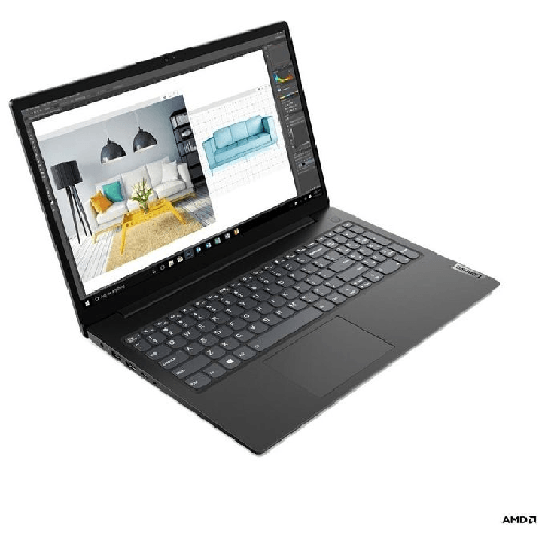 Lenovo V V15 AMD Ryzen 5 5500U Computer portatile 39,6 cm (15.6") Full HD 8 GB DDR4-SDRAM 256 GB SSD Wi-Fi 5 (802.11ac) Windows 11 Pro Nero