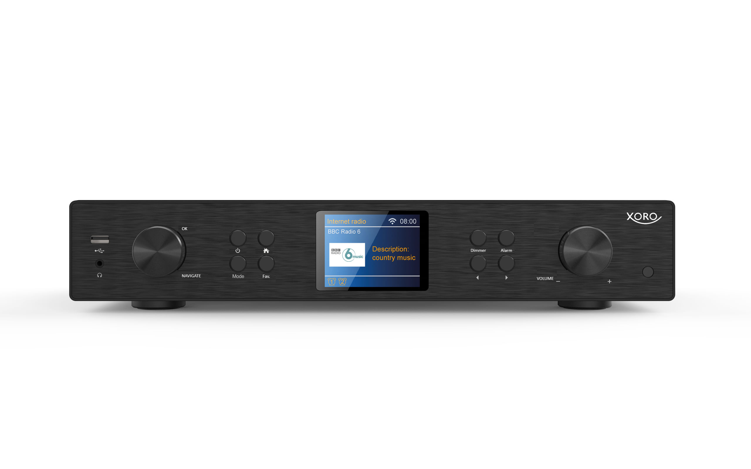 MAS Elektronik HFT 440 Sintonizzatore HiFi DAB FMWlanBTDLNAUPNP Xoro HFT 440 Casa Nero