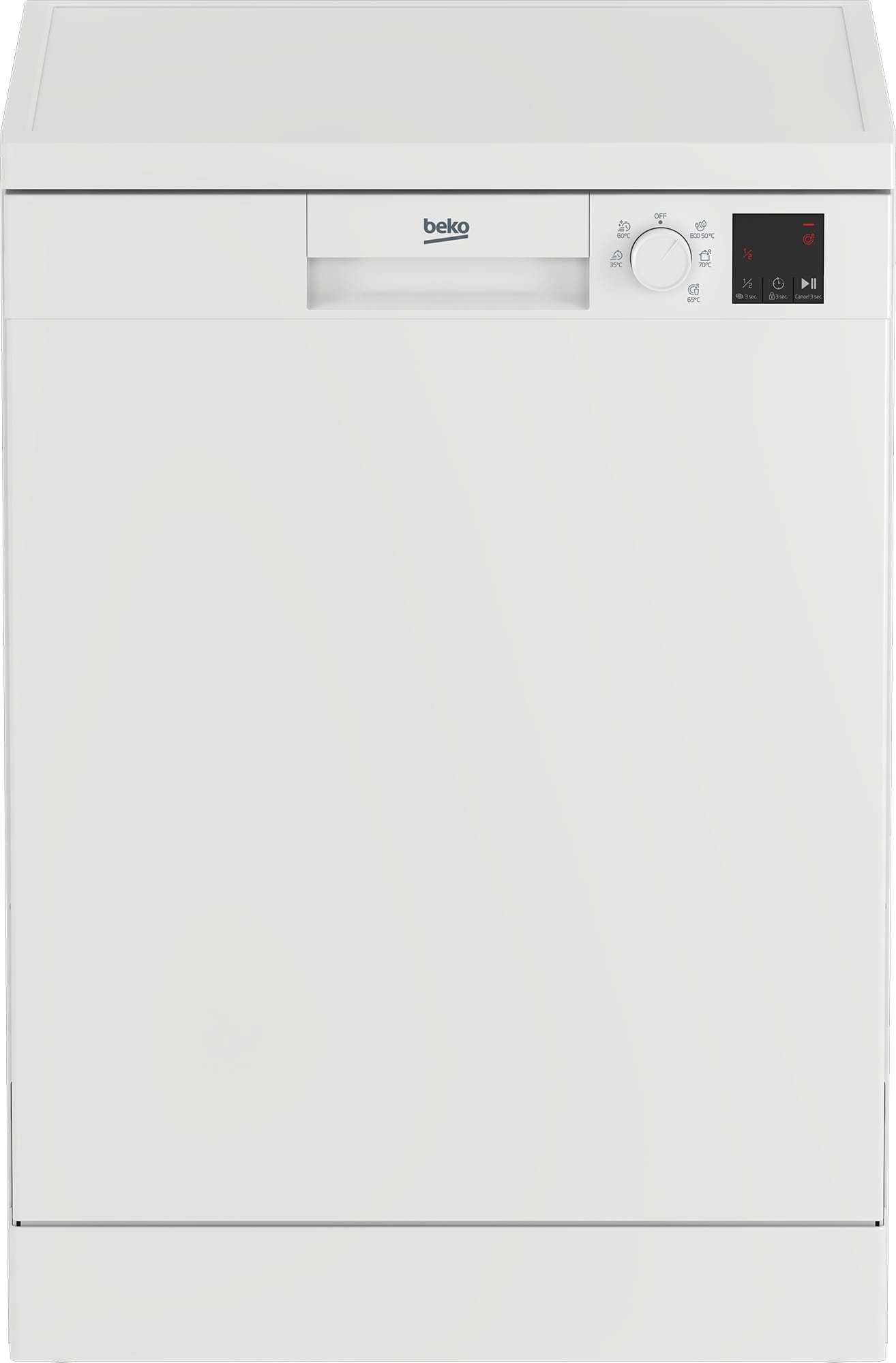 Beko DVN05320W lavastoviglie Libera installazione 13 coperti E Beko DVN05320W Libera installazione 13 coperti E