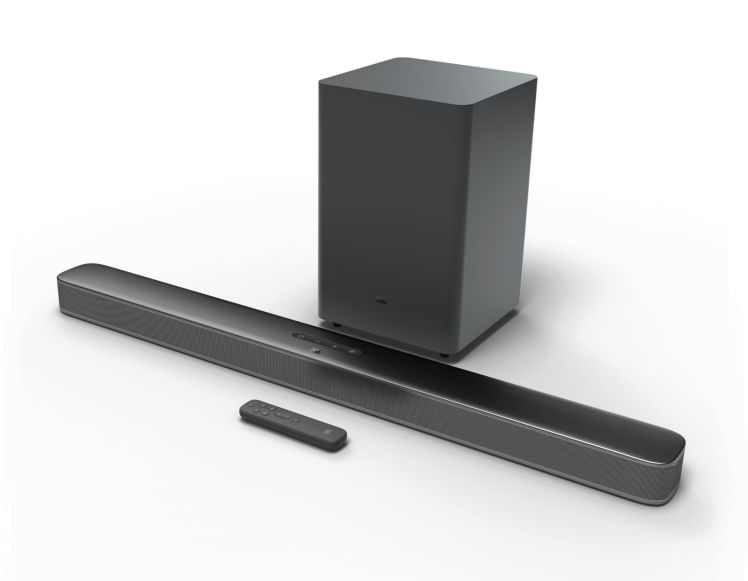 JBL BAR 2.1 Deep Bass MK2 Soundbar a 2.1 Canali per TV e Subwoofer Wireless Altoparlante con Telecomando 300 Watt Nero JBL BAR 2.1 Nero 2.1 canali 300