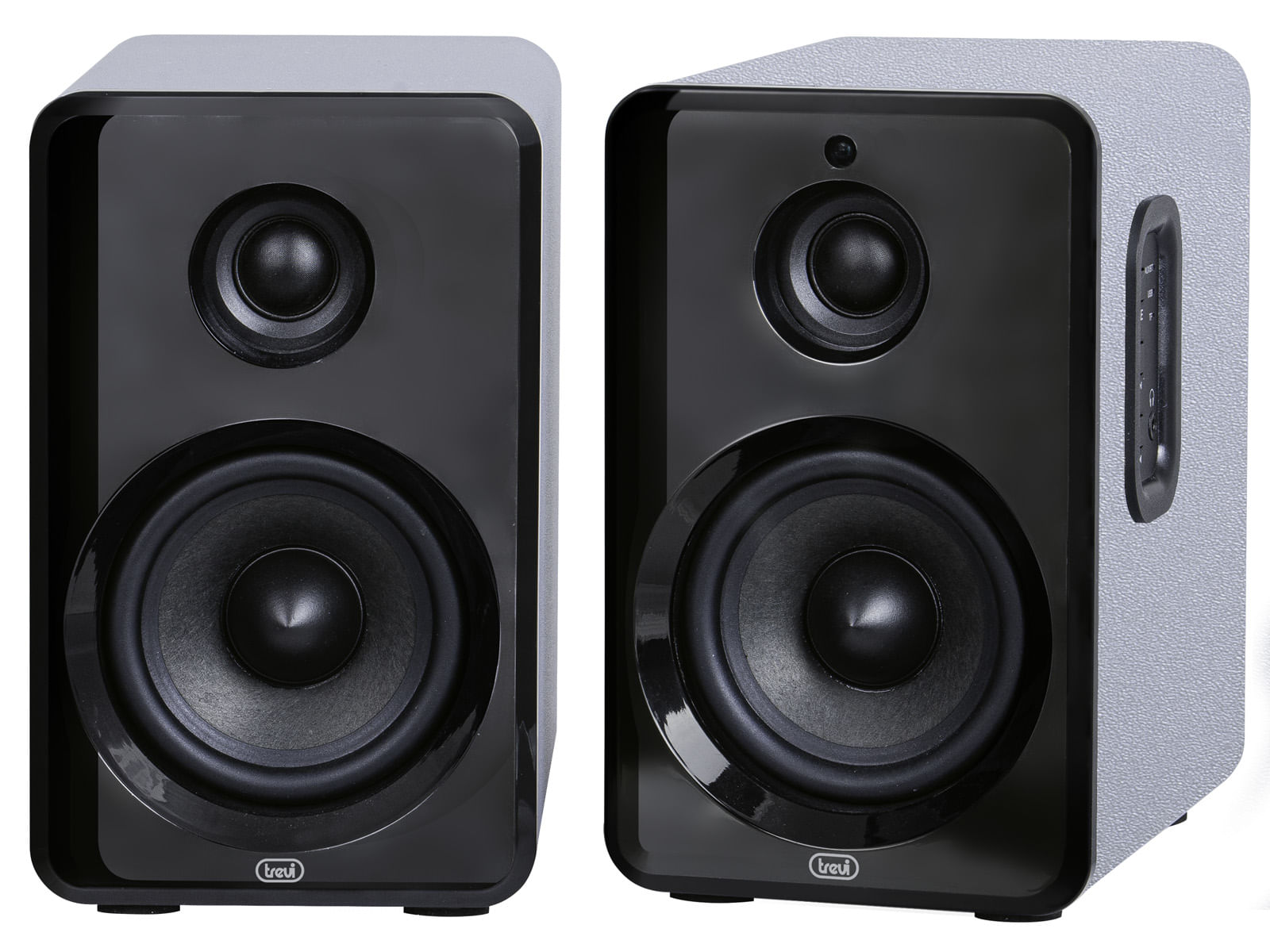 Trevi AVX 565 BT Altoparlanti Amplificati Bluetooth 50W con Mp3 USB MicroSD AUX-IN e Presa Cuffia Trevi COPPIA DI ALTOPARLANTI WIRELESS 50W USB MICRO