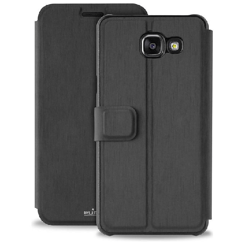 PURO SGGA710BOOKCBLK custodia per cellulare 14 cm (5.5") Custodia a libro Nero
